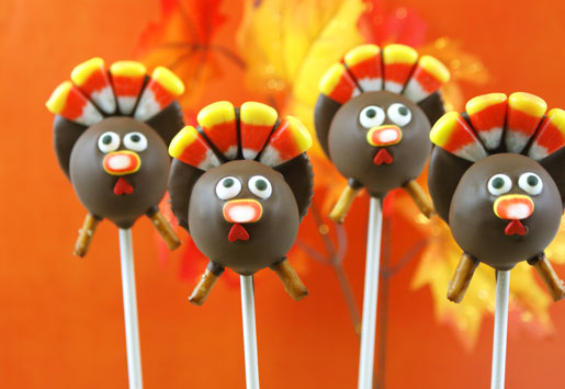 Turkey Cake Pops