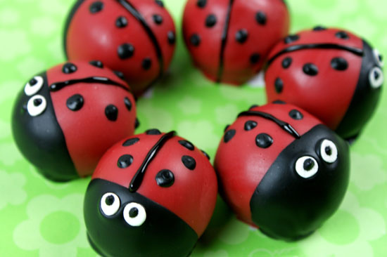 specificatie Fonetiek Uitstekend Ladybug Cake Bites | CANDIQUIK