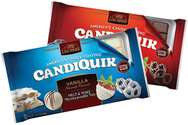 Chocolate and Vanilla CANDIQUIK Coatings - best coating for making candy and treats! www.candiquik.com