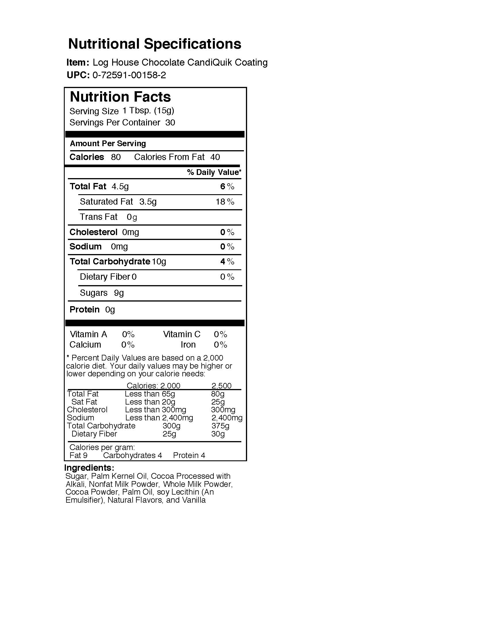 Chocolate Nutrition CANDIQUIK chocolate-nutrition-candiquik